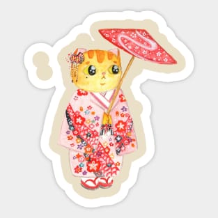 Kimono Sticker